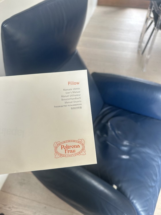 Fauteuil inclinable Poltrona Frau Pillow Reclinabile - Certificat – Fauteuils de relaxation, Leather (photo 4 of 5)