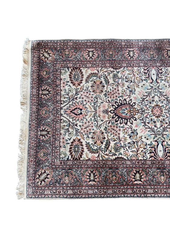 Image 1 of Tappeto Ghoum in seta annodato a mano 95x152cm