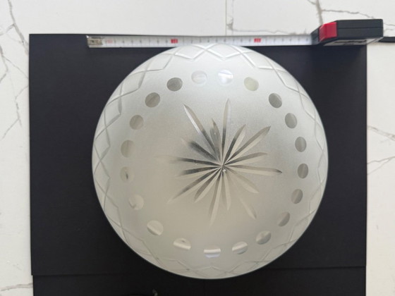 Lampade da soffitto GISO/Gispen in vetro tagliato stile Art Déco – Plafoniere, Glass (photo 4 of 9)