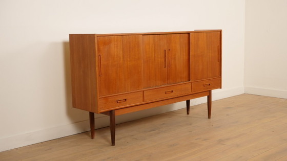Buffet vintage | Armoire murale | Teck | 195 Cm – Wood (photo 2 of 13)