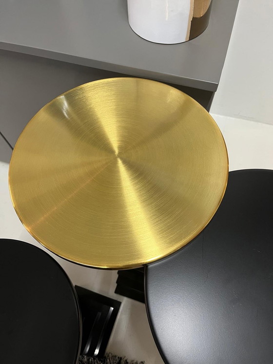 Image 1 of Ensemble de table Aytm Solum noir/doré