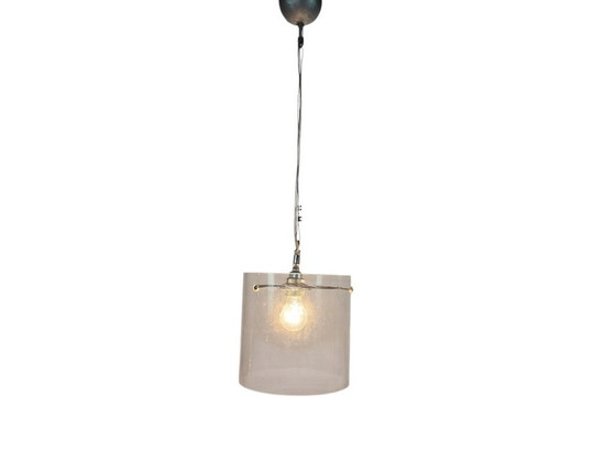 Image 1 of Dutch Design - Pola International Amsterdam - Hanglamp - Glas - Metaal - 1990's