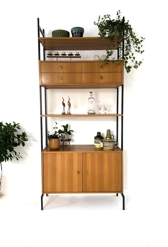 Image 1 of Parete attrezzata modulare autoportante vintage anni '60