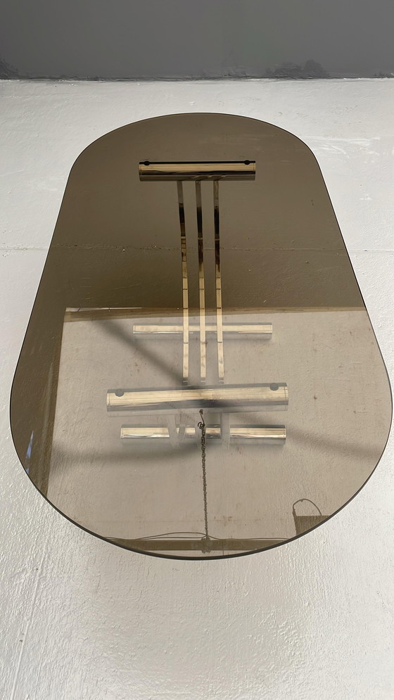 Image 1 of Table Hollywood Regency par Renato Zevi pour Banci Firenze, Italie, années 1970