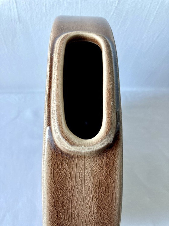 Grote kalebasvormige craquelé geglazuurde aardewerk vaas, Sia Collection – Vazen, Keramiek (photo 13 of 23)