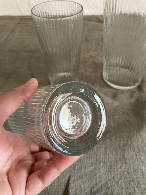 Image 1 of Juego de naranjada de cristal antiguo