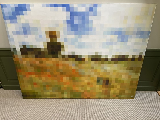 Image 1 of De Kunstfabriek Monet Poppies Olieverf Schilderij 140 x 180