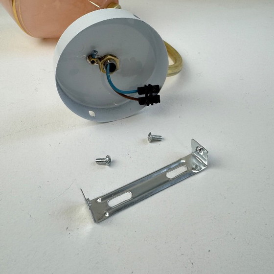 Image 1 of Coppia di applique da parete in vetro Clichy vintage