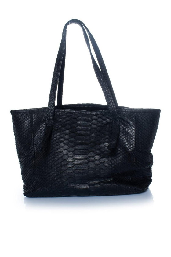 Image 1 of Numéro Neuf, mini sac cabas en cuir de python