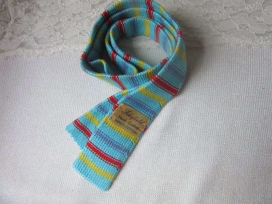 Schofield Slim Tie hand-crafted French Cotton, vintage, 60's – Decorative Objects (photo 2 of 7)