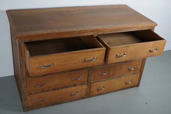 Image 1 of Mobile da negozio/isola da cucina in rovere francese antico, anni '30