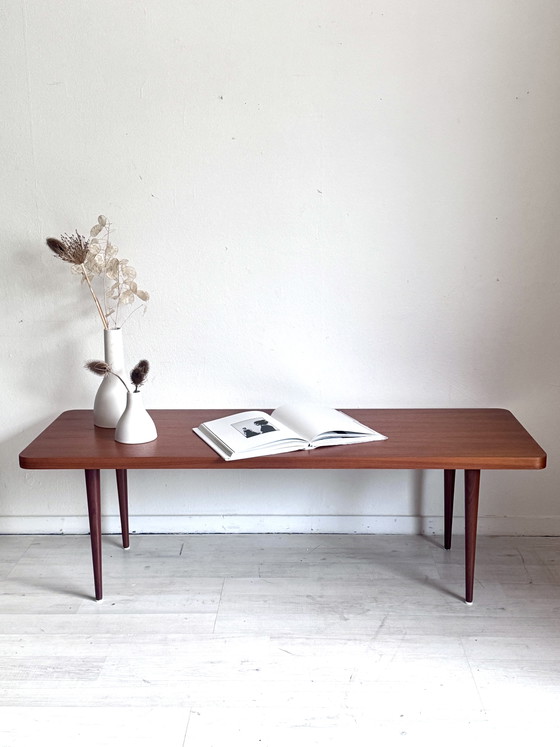 Vintage Teak Coffee Table 1960s – Wood (photo 2 of 9)