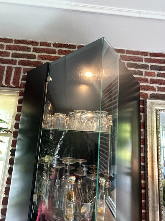 Modern Design Wandmeubel Uit 3 Delen – Wandkast, Glass, Wood (photo 15 of 20)