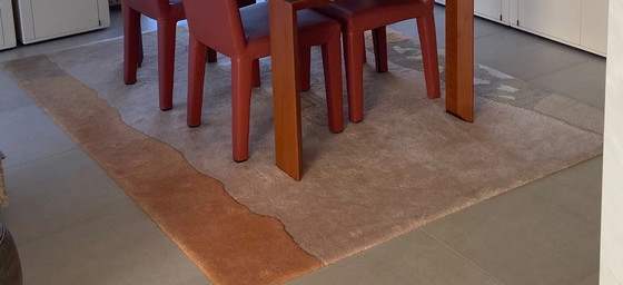 Image 1 of 2 Alfombras/tapetes 2 piezas, de lana, anudadas a mano según diseño propio.