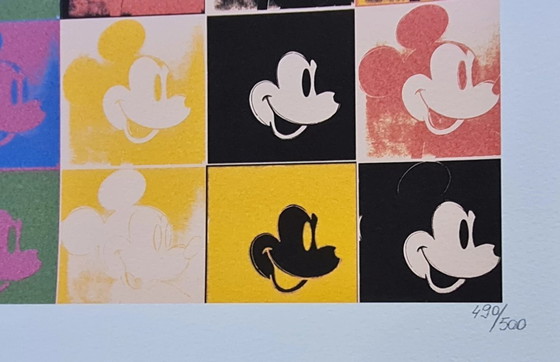 Image 1 of D'après Andy Warhol, Mickey Mouse, années 1980, lithographie