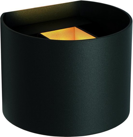 Lucide AXI Badezimmer-Wandspot LED 2x3,5W 2700K IP54 schwarz