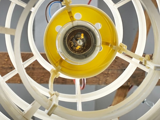 Image 1 of Pair of Czech Space Age UFO Pendant Lights, 1960s