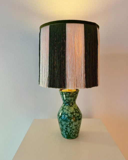 Lampe d'appoint sans fil à jeu de lumière particulier, en céramique Scheurich – années 1960