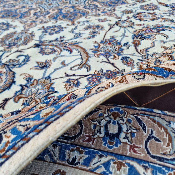 Large Oriental Rug | Hand-Knotted Wool & Silk on Cotton | Floral Pattern | 190 × 127 in – Rugs & carpets (photo 8 of 12)