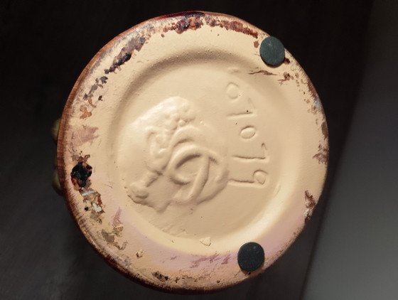 Image 1 of Rare Art Deco vase by Gustave De Bruyn, Fives, Lille