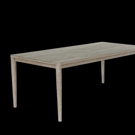 Image 1 of Castle Line Teak Grey garden table with garden chair (set of 8)