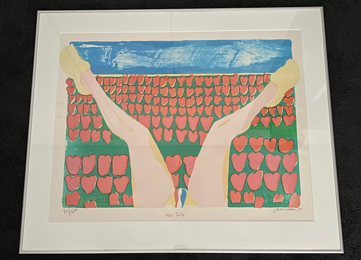 Jan Cremer, serigrafía - Miss Tulip