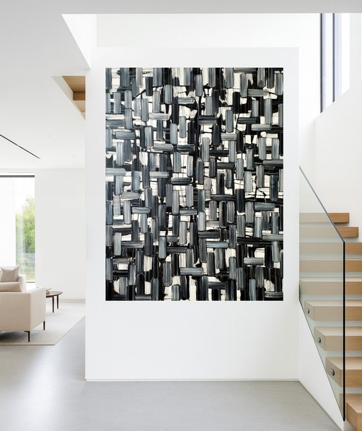 Natia Antadze Abstracte compositie XXL