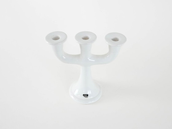 Image 1 of Ceramic Candle Holder, Swedish Design, 1970s, Manufacturer: Guldkroken Hjo
