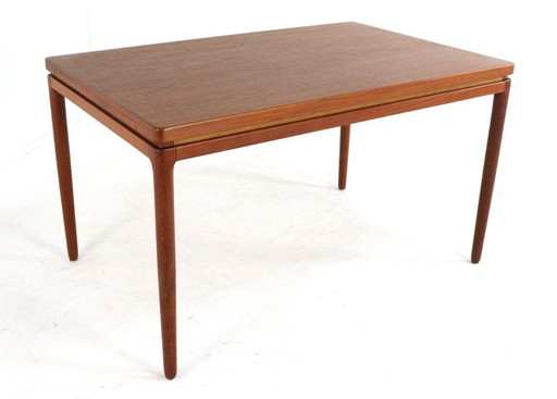 Johannes Andersen pour Christian Linneberg table de salle à manger rectangulaire allongée vintage Dane