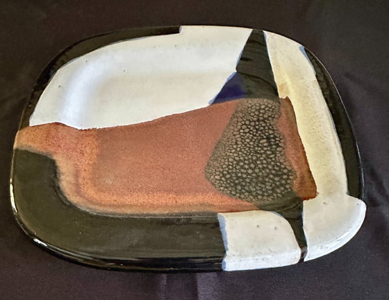 Image 1 of JACQUES POUCHAIN TABLEAU CERAMIQUE VINTAGE