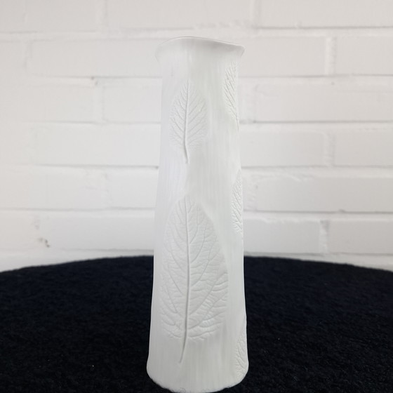 Image 1 of Vintage Tirschenreuth Bavaria Germany vase white porcelain 1970s