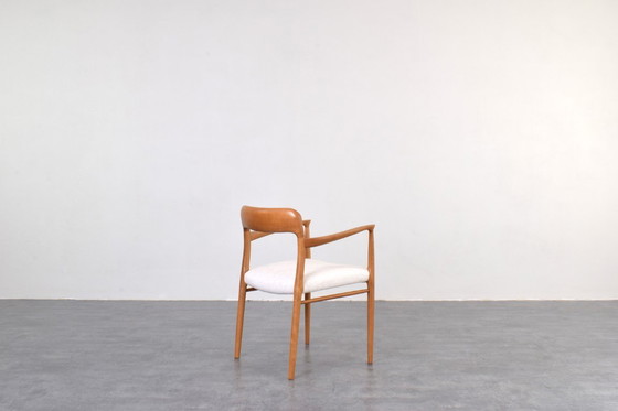 Image 1 of Dänischer Esszimmerstuhl Modell 56 aus der Mitte des 20. Jahrhunderts von Niels O. Møller für J.L. Møllers, 1950er Jahre