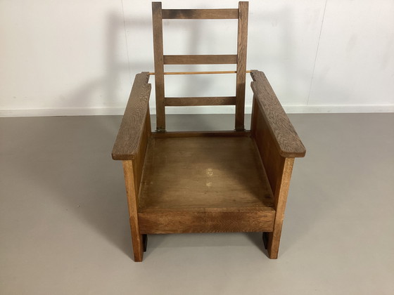 Image 1 of Amsterdamse School Fauteuil Reclining Easy Chair