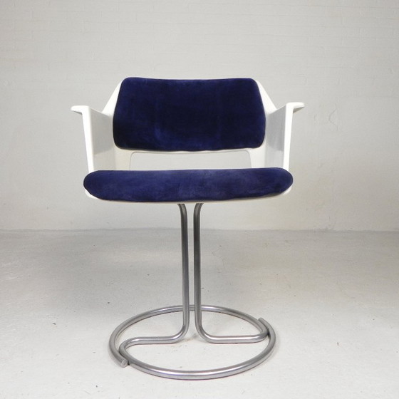 Image 1 of Gispen chair with fiberglass shell, 1960s