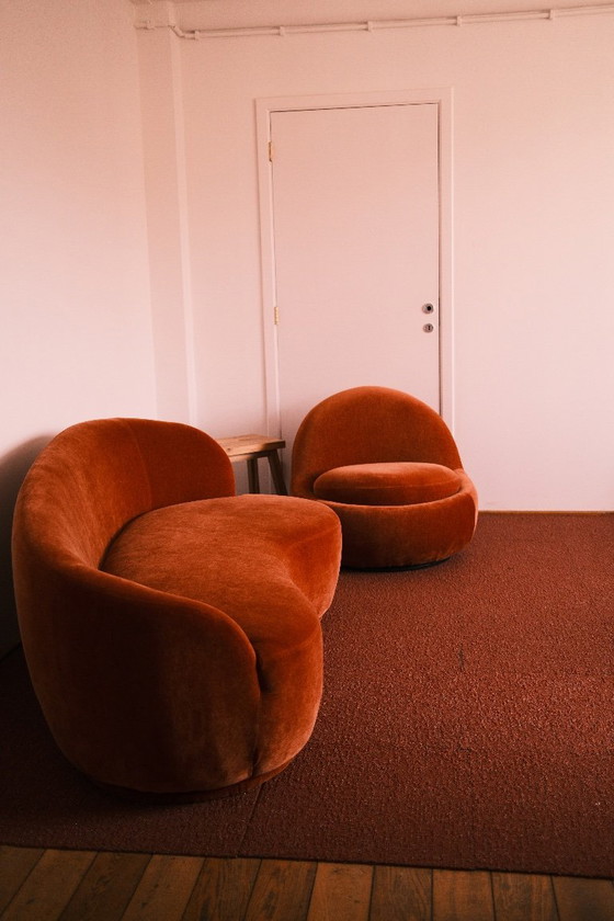 BABETTE Sofa - Sofa Company - Moss Rust - 1-seater – SOFACOMPANY, Armchairs, Polyester (photo 3 of 15)