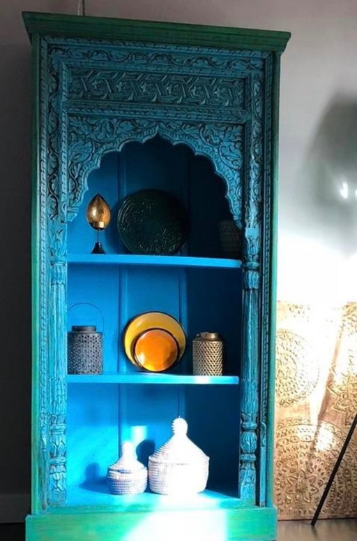 armoire en bois de manguier indien