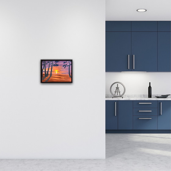 Image 1 of Gouache auf 250 g/m² Naturpapier. Größe 40 x 30 cm.