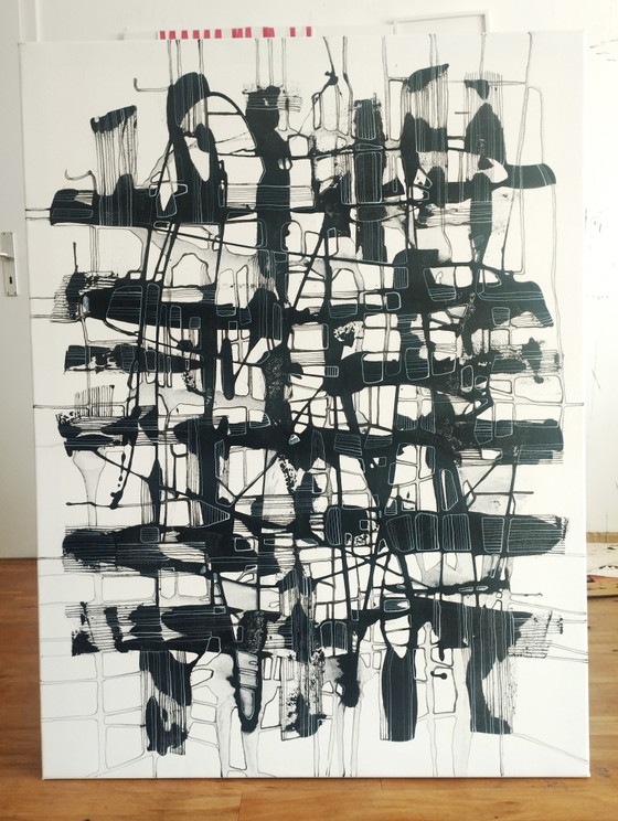 Antadze Abstract Composition XXL – Paintings & Drawings, Canvas (photo 7 of 15)