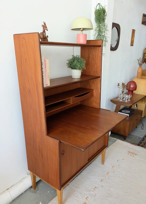 Image 1 of Buffet vintage suédois, secrétaire Bräntorps Möbelfabrik