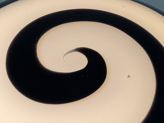 Image 1 of Grande lampe en verre à motif zèbre par Wofi Leuchten, Allemagne, années 2000