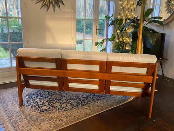 Image 1 of Danish 3-seater teak sofa – 1960s