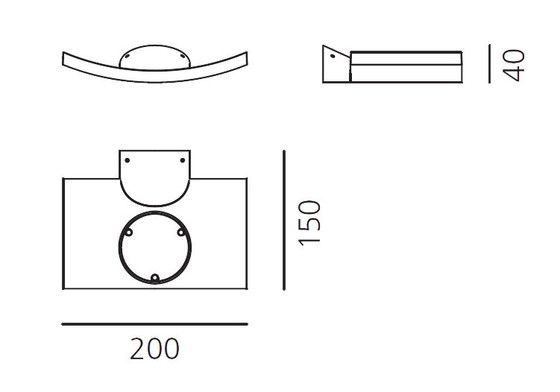 Image 1 of Lampada da parete Artemide Microsurf bianca