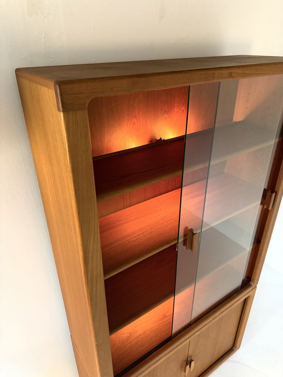 Image 1 of Vintage XL Danish display cabinet, Silkeborg Møbelfabrik '70