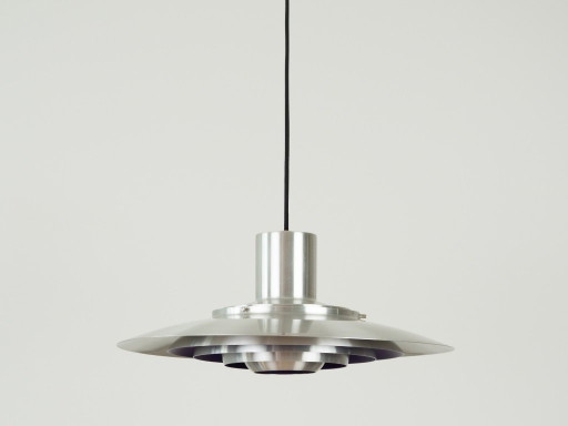 Lámpara colgante danesa vintage P376 de Fabricius and Kastholm, Nordisk Solar, 1964 – hanglampen, Aluminium