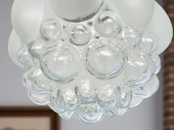 Image 1 of Grote mid century bubbelglas hanglamp voor woonkamer, jaren 1960