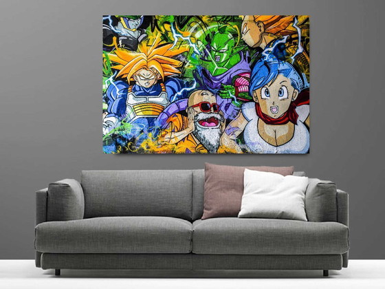 Image 1 of Photo Imprimée Sur Plexiglas ou Alu / Edition Limitée / Street Art / Decoration Originale / Décoration / Graffiti / Manga