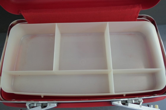 Vintage Samsonite Beauty Case Hardcover Red – Travel bags, Metal, Plastic (photo 9 of 10)