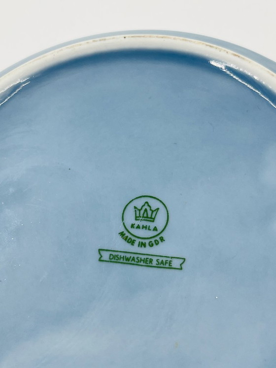 Image 1 of Kahla Bleu Saxe saladekom van porselein uit de DDR