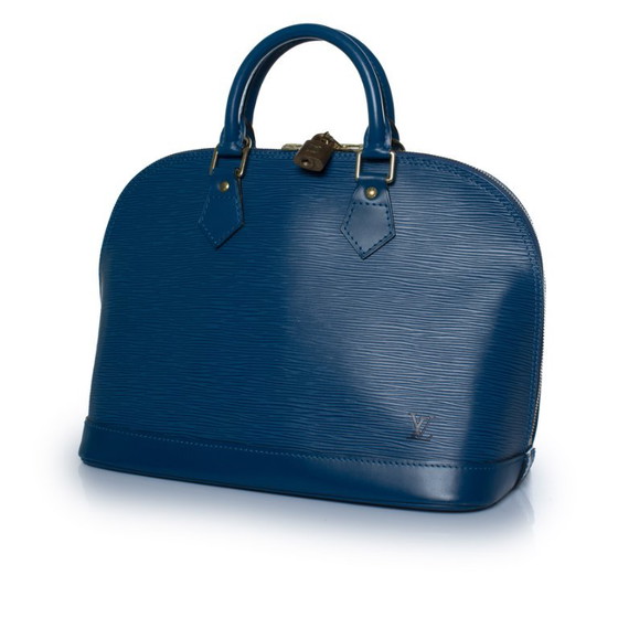 Louis Vuitton, borsa Alma Epi in pelle blu – Borse a mano, Calfskin (photo 2 of 12)