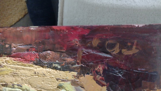 Image 1 of Granddad found this one, with the garbich late 70s dont know the painter??? Who can help??